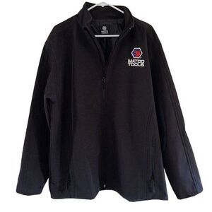 MATCO TOOLS Mens Black Full Zip Performance Jacket Coat Size 2X